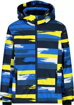 CMP Boy's Jacket Snaps Hood Twill (43639651) RoyalBlue/B.Blue