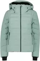 CMP 34W4406-E421-44, CMP Woman Ski Jacket FIX Hood jade (E421) 44 Damen