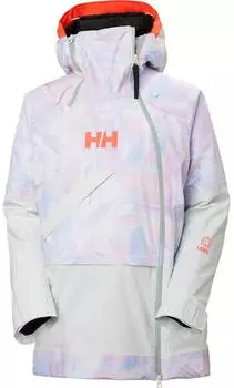 Helly Hansen Damen Powchaser Asymmetrische Skijacke Weiß (66000_687)