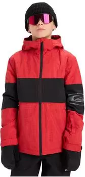 Quiksilver High In The Hood Jacket Rot Boys Samba