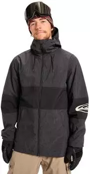 Quiksilver High In The Hood Jacket Man True Black