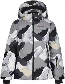 Icepeak Laage JR Skijacke wasserdicht atmungsaktiv schwarz