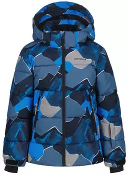 Icepeak Laage JR Skijacke wasserdicht atmungsaktiv (77057035) dunkelblau/schwarz/mehrfarbig
