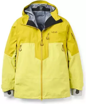 Rab Khroma Latok GTX Jacket Hardshell Jacke (QWI-55-DPP) dark pollen/pollen