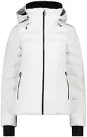 CMP 34W4406-A001-48, CMP Woman Ski Ski Jacket FIX Hood bianco (A001) 48 Damen