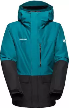 Mammut Fall Line HS Thermo Hooded Skijacke deep teal/black (Herren) (1010-30910-40322)