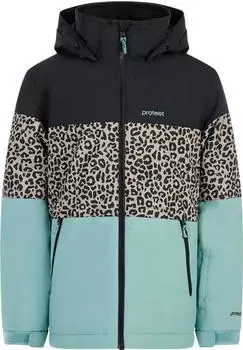 Protest Morena Leopard Skijacke glacial blue (Junior) (65952005-404)