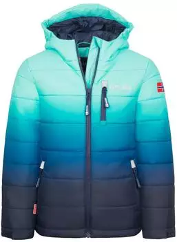 Trollkids Kids Hemsedal Snow Jacket (503) navy/aqua