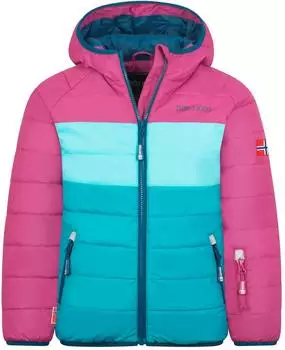 Trollkids Kids Hafjell Snow Jacket XT (506) navy/moss