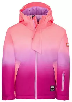 Trollkids Kids Kvitfjell Jacket (214) pink salmon