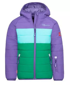 Trollkids Kids Hafjell Snow Jacket XT (506) pepper green