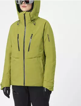 Salomon Brilliant Skijacke cardamon seed (Damen) (LC2943400)