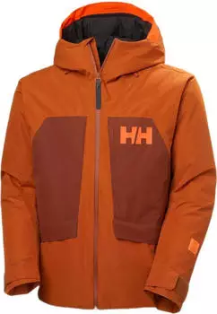 Helly Hansen Men's Emiko Insulated Ski Jacket (66093) ginger biscuit