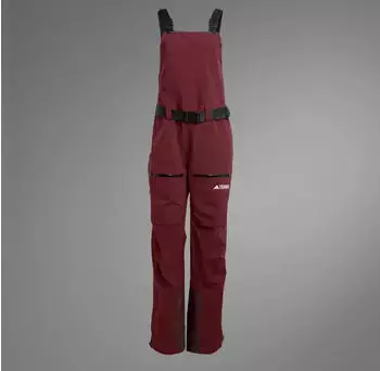 adidas Terrex Techrock 3L Gore-Tex Bib Skihose lang shadow red (Damen) (IB1207)