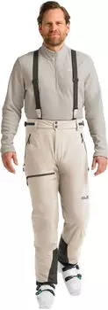 Jack Wolfskin Flowline Pro 2L Insulated Skihose lang pale sand (Herren) (A64891-A0056)