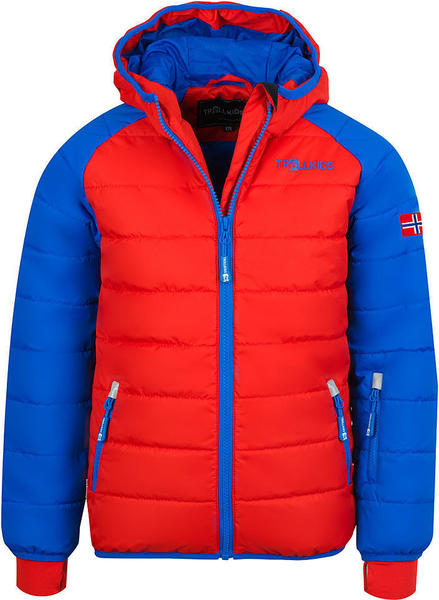 Trollkids Kids Hafjell Snow Jacket red/medium blue