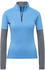Adidas Women Terrex Xperior Long-Sleeve Top real blue/dark grey heather (DZ0742)