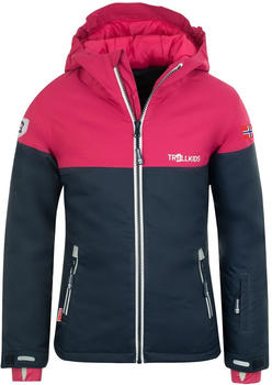 Trollkids Hallingdal Ski Jacket Girls (223) navy/pink/white