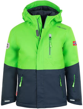 Trollkids Hallingdal Ski Jacket Kids (226) bright green/navy