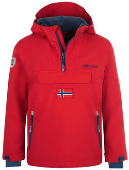 Trollkids Kirkenes Jacket Kids (322) bright red/mystic blue