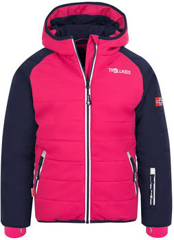 Trollkids Hafjell Pro Ski Jacket Kids (514) navy/pink/white