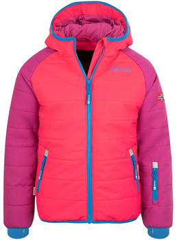 Trollkids Hafjell Pro Ski Jacket Kids (514) dark pink/light pink/blue