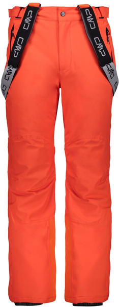 CMP Clima Protect Ski Trousers With Braces (3W17397N) tango