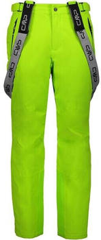 CMP Clima Protect Ski Trousers With Braces (3W17397N) lime green
