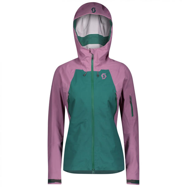 Scott Explorair 3L Women's Jacket cassis pink/jasper green