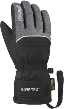 Reusch Tommy GTX Velcro Junior Gloves black/melange grey