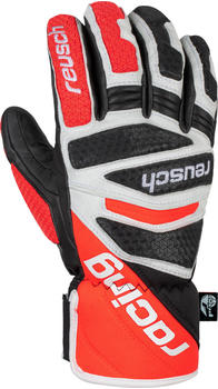 Reusch Unisex Gloves Worldcup Warrior DH black/white fluo red