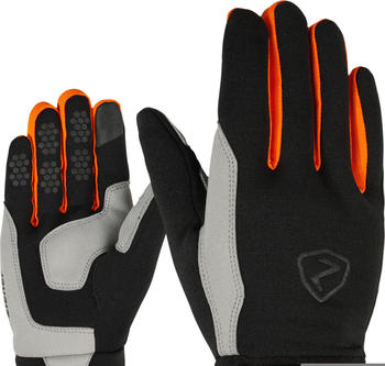 Ziener Gazal Touch Glove Mountaineering (801410) black/new orange