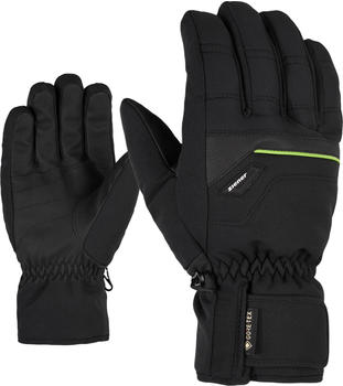Ziener Glyn GTX + Gore Plus Warm Glove Ski Alpine (801047) black/lime green
