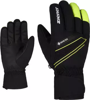 Ziener Gunar GTX Glove Ski Alpine (801083) black/poison yellow