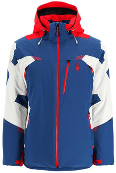 Spyder Mens Leader Insulated Jacket abyss blue/volcano red
