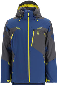 Spyder Mens Leader Insulated Jacket abyss blue/citron