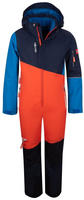 Trollkids - Hallingdal Overall Kinder flame orange blau/orange