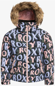 Roxy Girl Jet Ski Jacket true black/sunbeam lettering