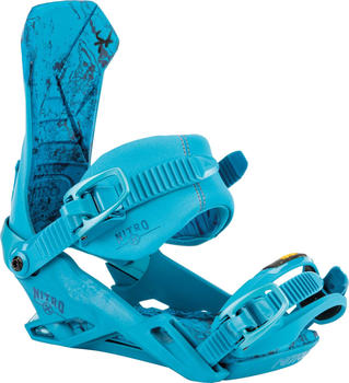 Nitro Team Snowboard Bindings (2021) blue