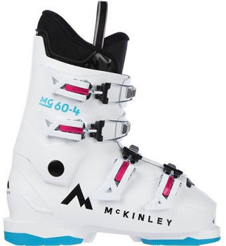 McKinley Mädchen Skistiefel MG60-4 Weiß/Türkis/Pink (409206-900)