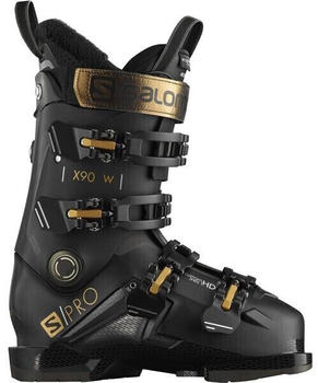 Salomon Damen ALP. BOOTS S/PRO X90 W GW BLACK/Golden/B Black/Golden Glaw/Belluga (L41559200-000)