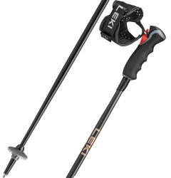 Leki Artena Airfoil 3D Ski Poles black/dark anthracite/roségold