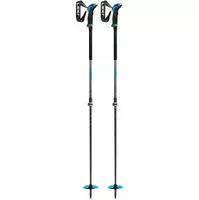 Leki - B&acirc;tons de ski de randonn&eacute;e - Guide Lite 2 Silvergray-Petrol-Black aus