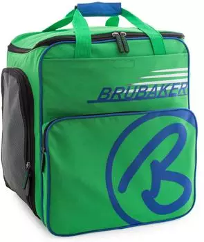Brubaker Super Champion Skischuhtasche Rucksack 45L, grün/blau (SuperChampB_4000_00_GruenBlau)