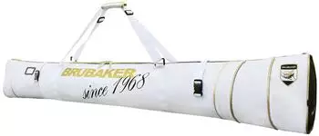 Brubaker Carver Pro "Grenoble" Skitasche gepolstert 170cm, weiß/gold