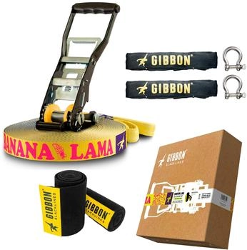 Gibbon Bananalama XL Treewear Set Slackline 25 m blau/gelb (20224)