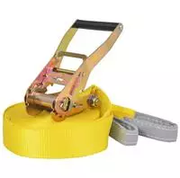 vidaXL Slackline 15 m x 50 mm 150 kg Gelb