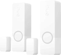 Philips Hue T&uuml;r-/Fenster-Alarm-Sensor "Hue Secure", Wei&szlig;, 2er-Pack