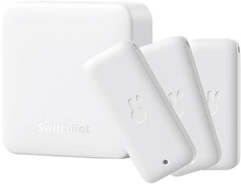 SwitchBot SwitchBot Hub Mini Set mit 3 Temperatur- und Feuchtigkeitssensoren wei&szlig;