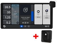 Shelly &middot; Unterputz&middot; Wall Display X2 Black+ Blu H&T Black&middot; Android&middot; WLAN&middot;
